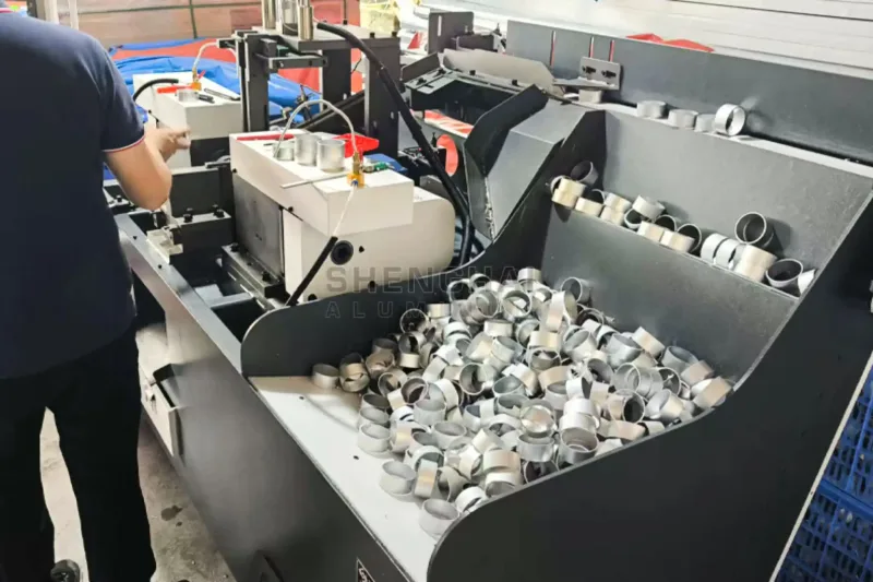 Precision Machined Aluminum Hardware Parts Precision CNC sawing and mass production of custom aluminum hardware components at SH-ALUMINUM facility.